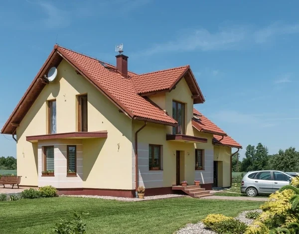 Odnowienie elewacji domu jednorodzinnego 600x470